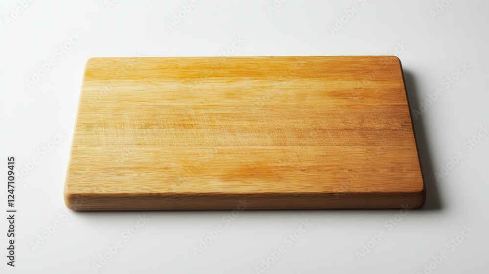 Isolated image of a cutting board on a clean white surface. Ideal for kitchen accessories or cooking promotions. Isolated image of a cutting board on a clean white surface. Ideal for kitchen accessories or cooking promotions.