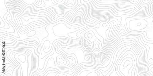 Topographic map patterns, topography line map. Vintage outdoors style. Abstract topographic contours map background. Abstract Topographic design. Vector illustration