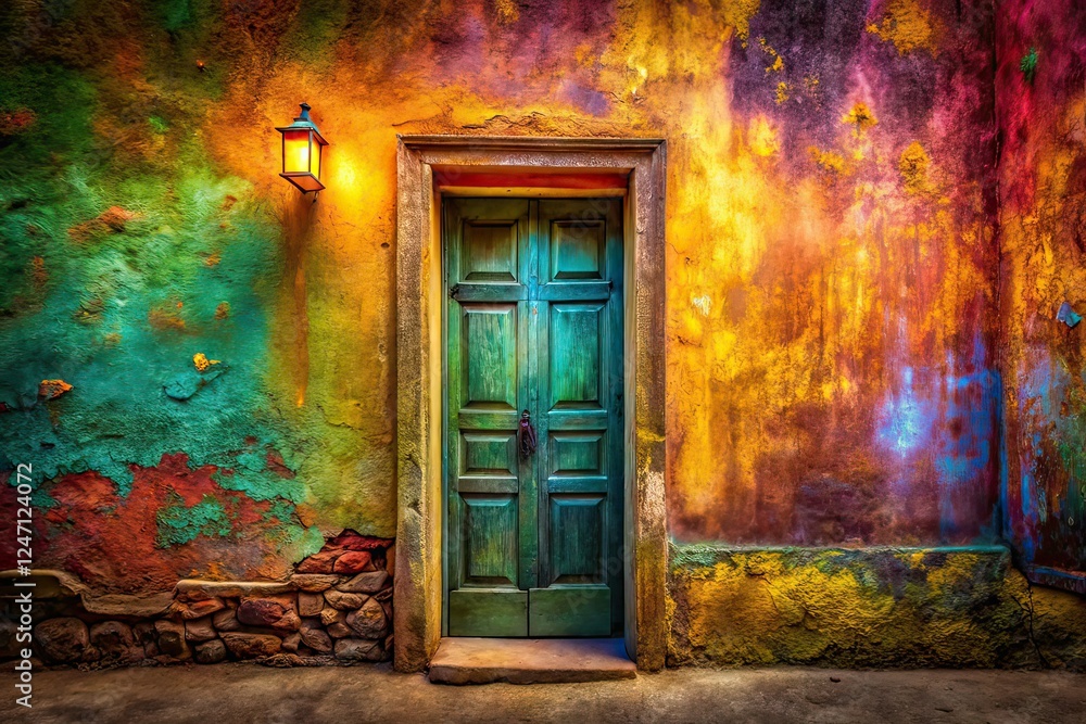 Mysterious Door in Wall, Hidden Passage, Secret Entrance Mysterious Door in Wall, Hidden Passage, Secret Entrance