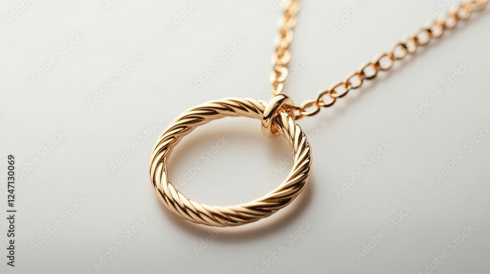 image of a minimalistic necklace on a clean white background, ideal for elegant jewelry promotions. image of a minimalistic necklace on a clean white background, ideal for elegant jewelry promotions.