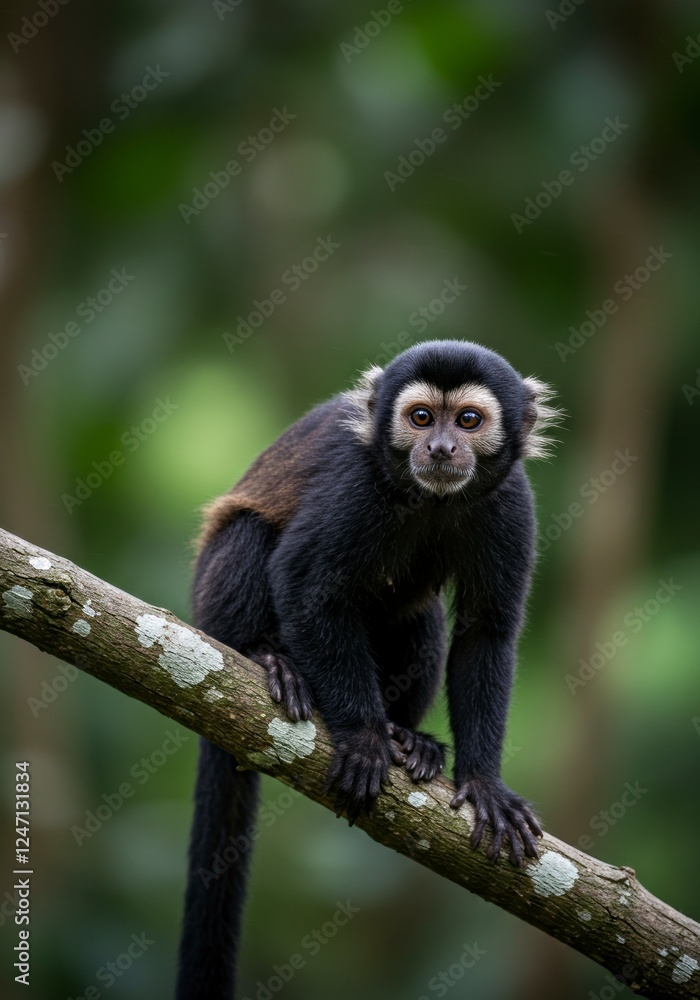 Obraz premium White-faced capuchin monkey in Costa Rica 