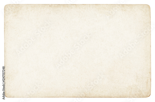 Vintage paper background isolated - (clipping path included) 