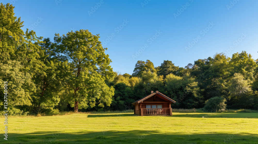 Obraz premium old house in the forest