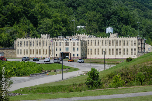 Historic Brushy Mountain State Penitentiary Building exterior view