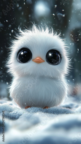 owl in the snow