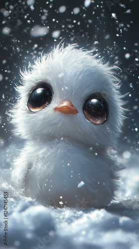 owl in the snow