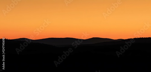 Wallpaper Mural A panoramic view of the alpine mountains at sunrise
 Torontodigital.ca