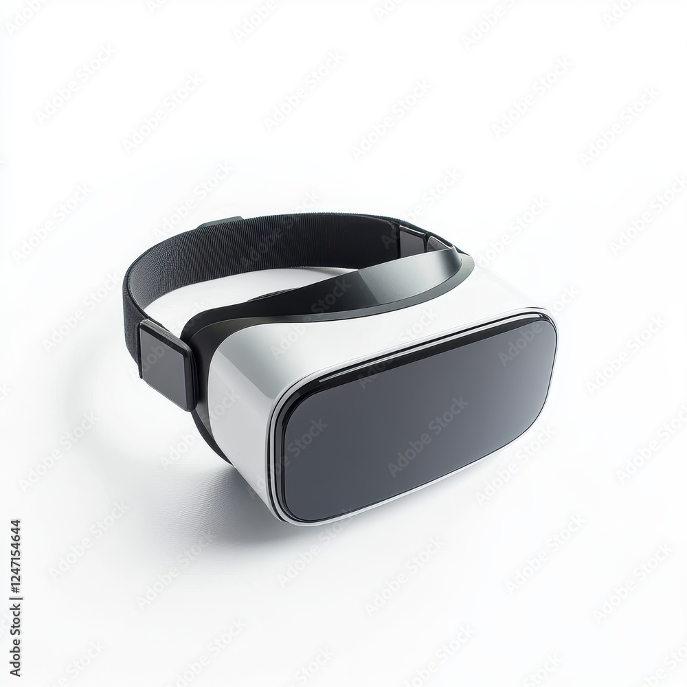 VR headset isolated on white background. VR headset isolated on white background.