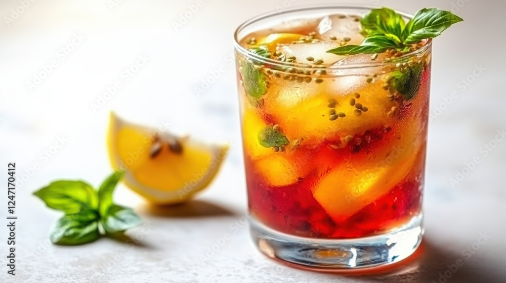 Refreshing_iced_tea_with_lemon_and_basil.