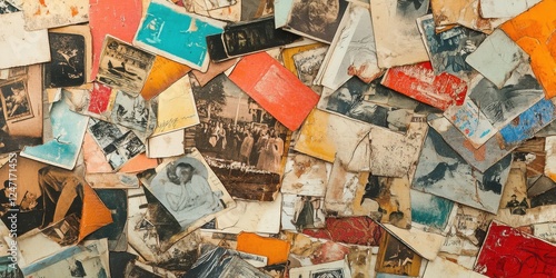 A Collection Of Vintage Photographs And Papers
