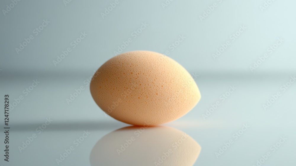 image of a makeup sponge on a clean white surface, ideal for beauty tool promotions. image of a makeup sponge on a clean white surface, ideal for beauty tool promotions.