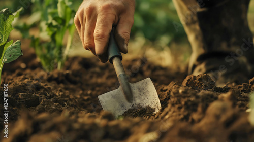 Gardening Tools and Equipment for Organic Planting and Soil Care Outdoors