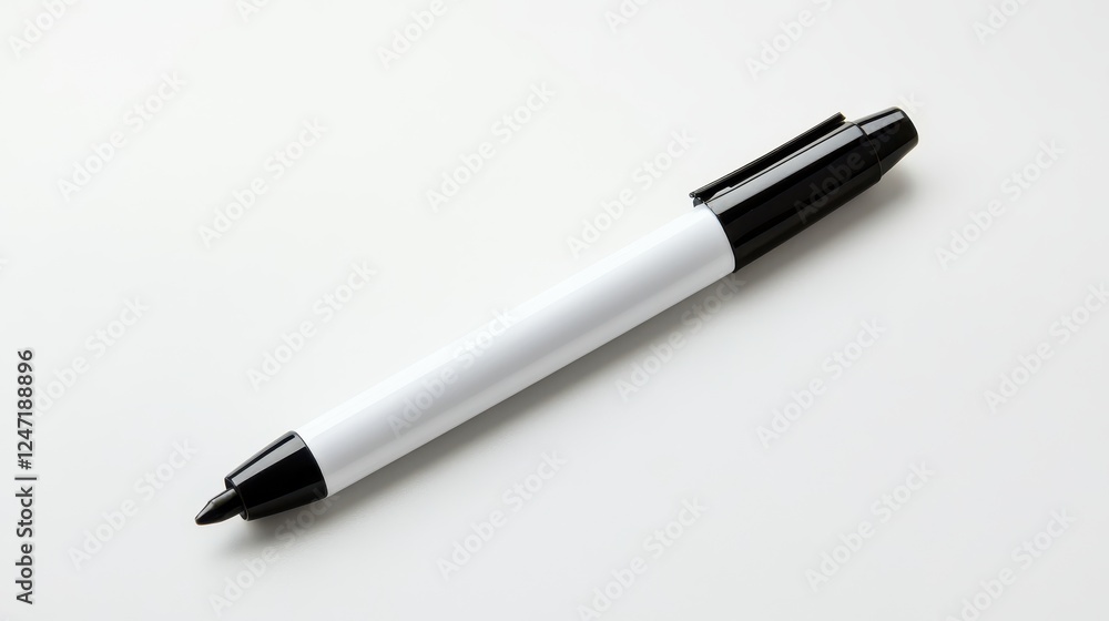 Isolated image of a whiteboard marker on a clean white background, great for teaching accessories marketing. Isolated image of a whiteboard marker on a clean white background, great for teaching accessories marketing.