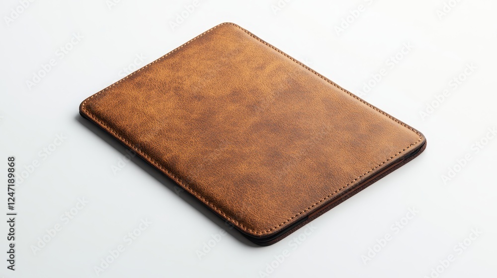 A single tablet case isolated on a white background, great for mobile technology accessory marketing. A single tablet case isolated on a white background, great for mobile technology accessory marketing.
