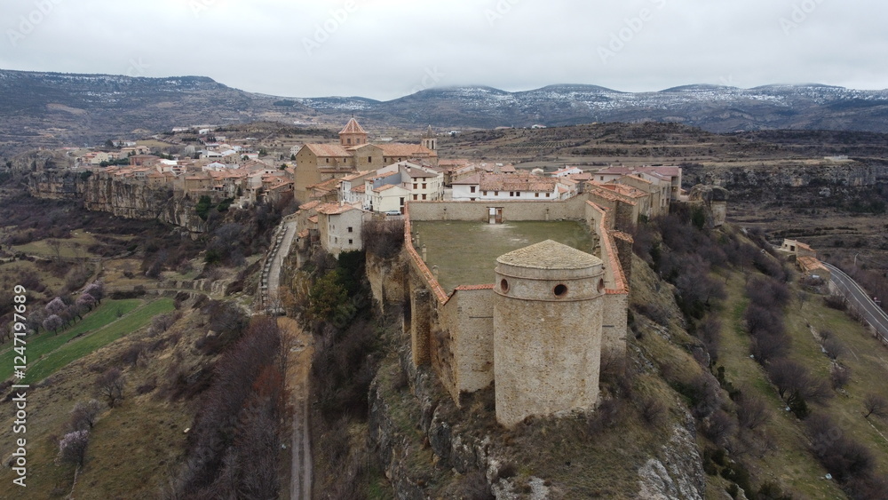 medieval spanish town medieval spanish town