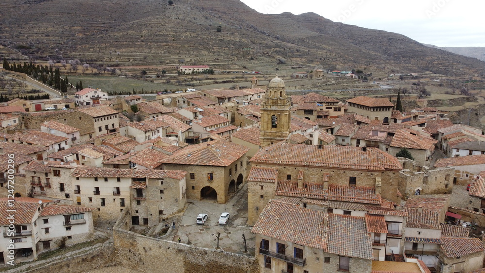 Obraz premium medieval spanish town