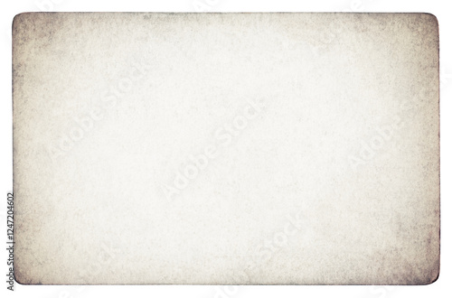 Vintage paper background isolated - (clipping path included)