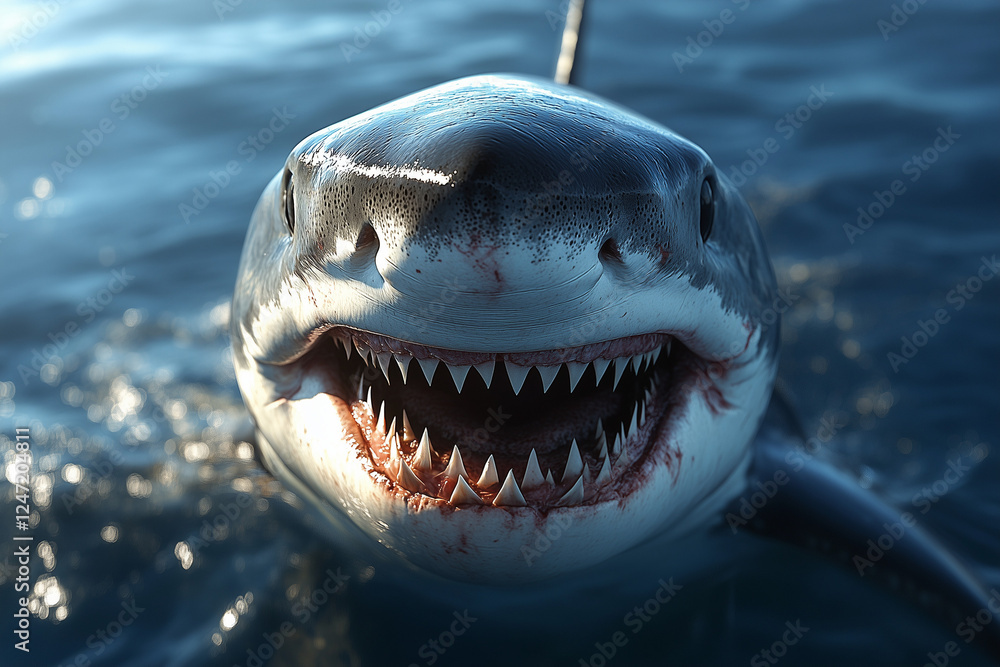 Fototapeta premium head of a shark