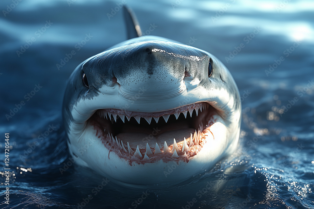 Fototapeta premium head of a shark