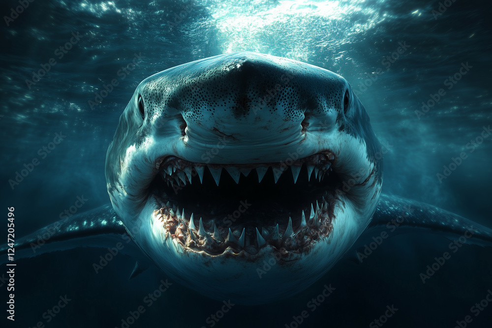 Fototapeta premium head of a shark