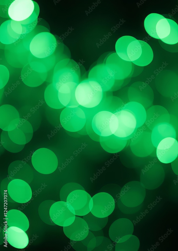 Obraz premium Monochrome emerald abstract background with bokeh defocused lights bokeh green bokeh green abstract background light bright blur pattern