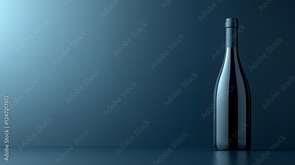 A luxurious dark liquid glass wine bottle with a smooth rounded design, exuding elegance and modern sophistication. The bright tone and blurred background create a sense of refined minimalism.
A luxurious dark liquid glass wine bottle with a smooth rounded design, exuding elegance and modern sophistication. The bright tone and blurred background create a sense of refined minimalism.