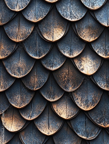 Wallpaper Mural Textured slate roof tiles with rusty metal finish and vintage look, ideal for architectural construction elements. Torontodigital.ca