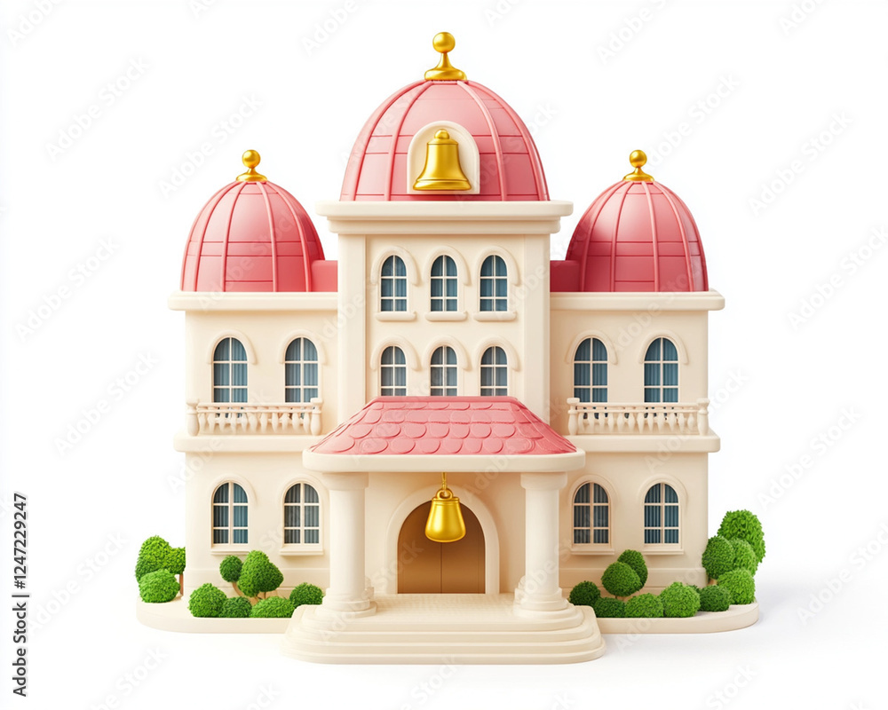 Majestic pastel-colored palace featuring intricate architectural details, fairy-tale inspiration, elegant luxury aesthetic Majestic pastel-colored palace featuring intricate architectural details, fairy-tale inspiration, elegant luxury aesthetic