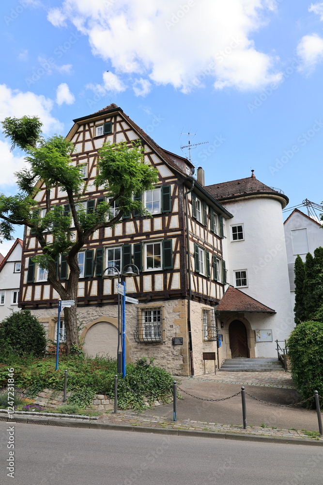 Historisches Fachwerkhaus im Zentrum von Steinheim an der Murr in Baden-Württemberg Historisches Fachwerkhaus im Zentrum von Steinheim an der Murr in Baden-Württemberg