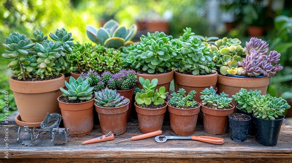 Modern Peaceful Succulent Planter Setup for Indoor and Outdoor Spaces Modern Peaceful Succulent Planter Setup for Indoor and Outdoor Spaces