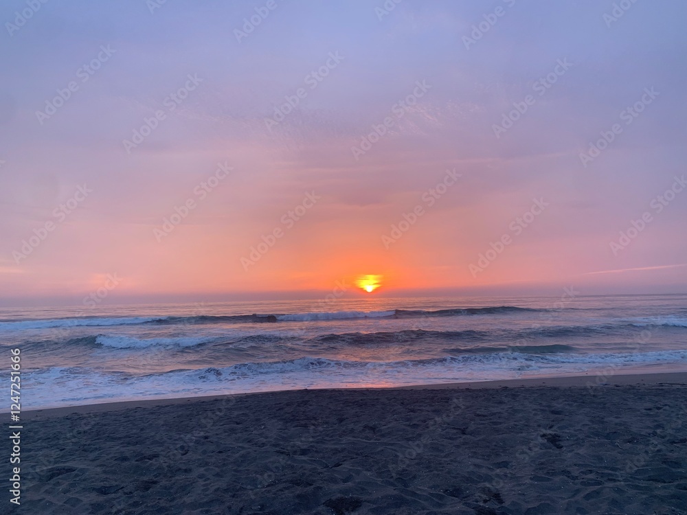 sunset on the beach sunset on the beach