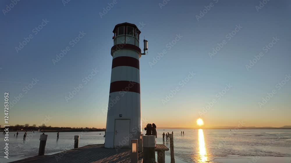 Sunset in Neusiedler see Sunset in Neusiedler see