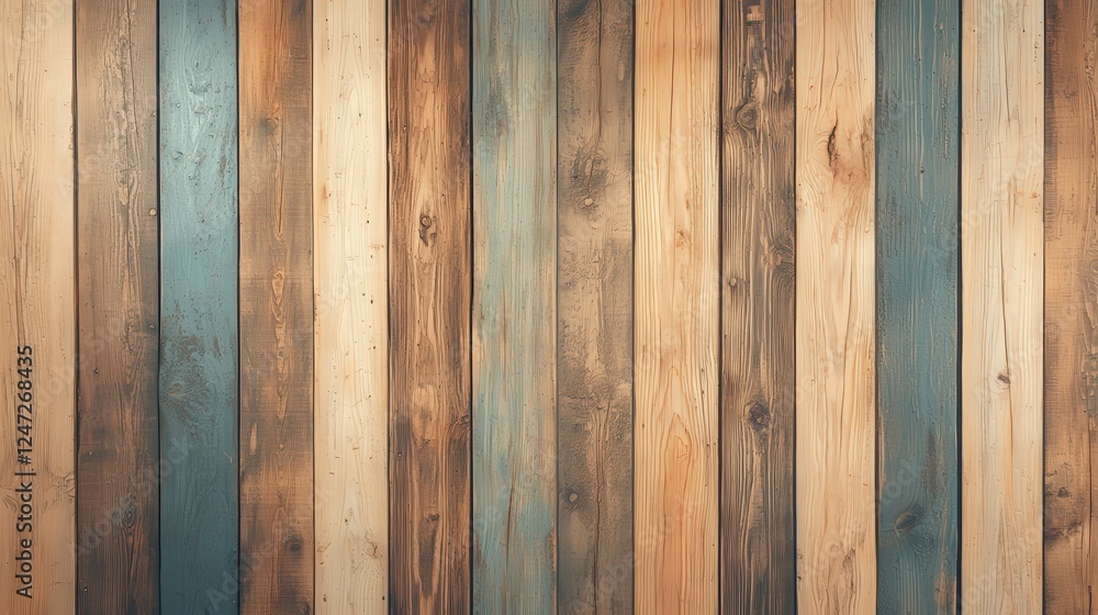 Wooden wall texture with a mix of light and dark colored planks in a rustic style. Wooden wall texture with a mix of light and dark colored planks in a rustic style.