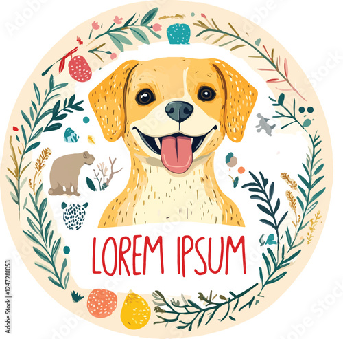 PLayful dog logo