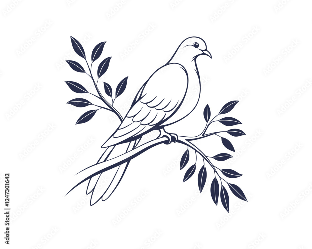 Dove Bird vector Dove Bird vector