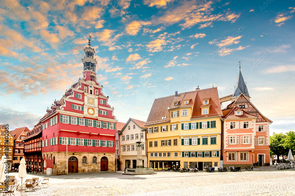 Obraz premium Altstadt, Esslingen am Neckar, Deutschland 
