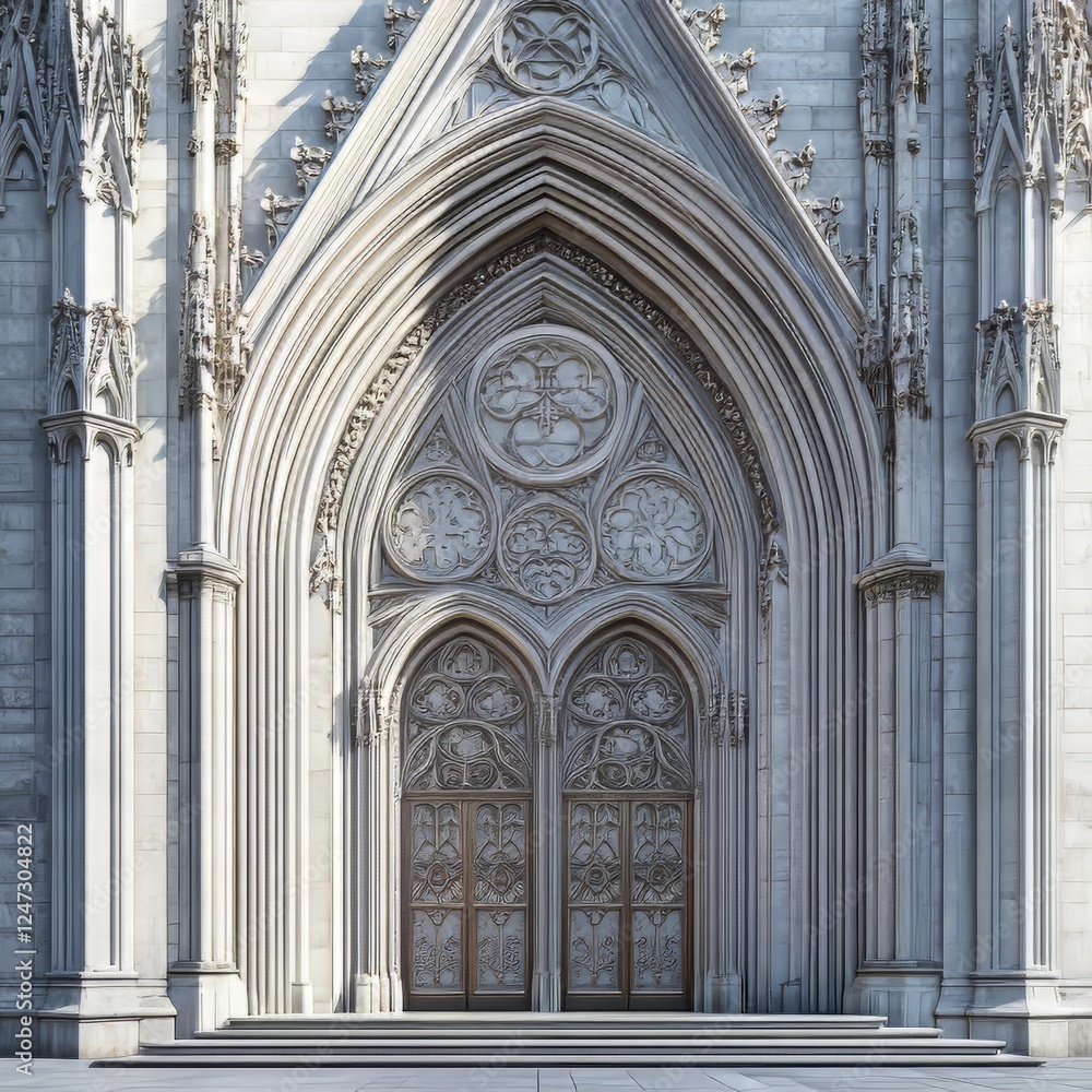 Fototapeta premium Gothic Cathedral Entrance