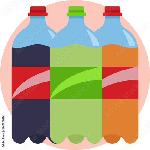 Fizzy drink enjoyed cold, available in various flavors.
