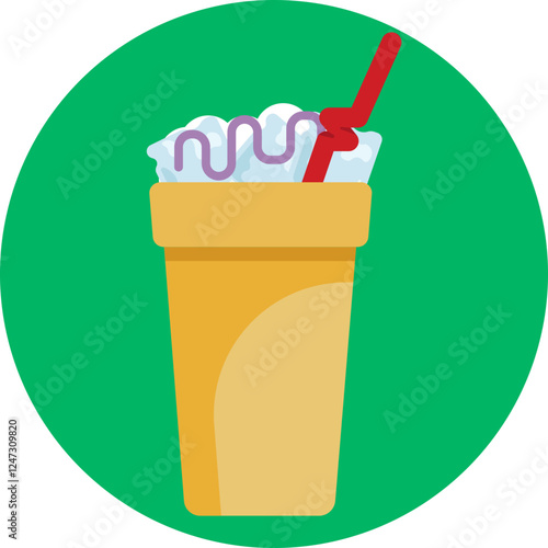 A refreshing, creamy beverage made by blending fruits and vegetables.