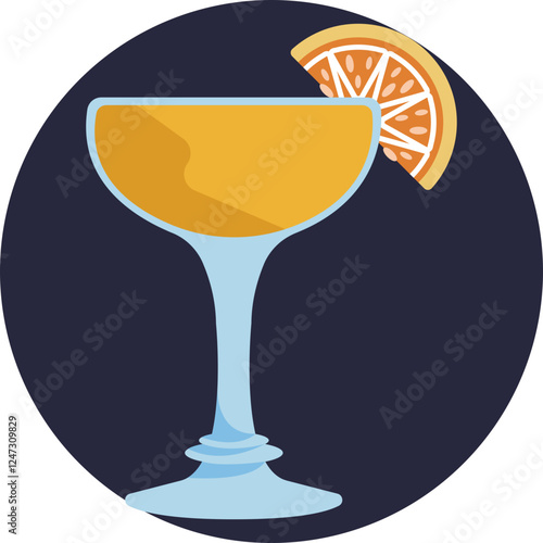 A classic cocktail with lime and tequila served in a salt-rimmed glass.