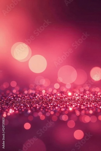 Rose gold glitter,dynamic pink bokeh, luminous glow , elegant, star, art