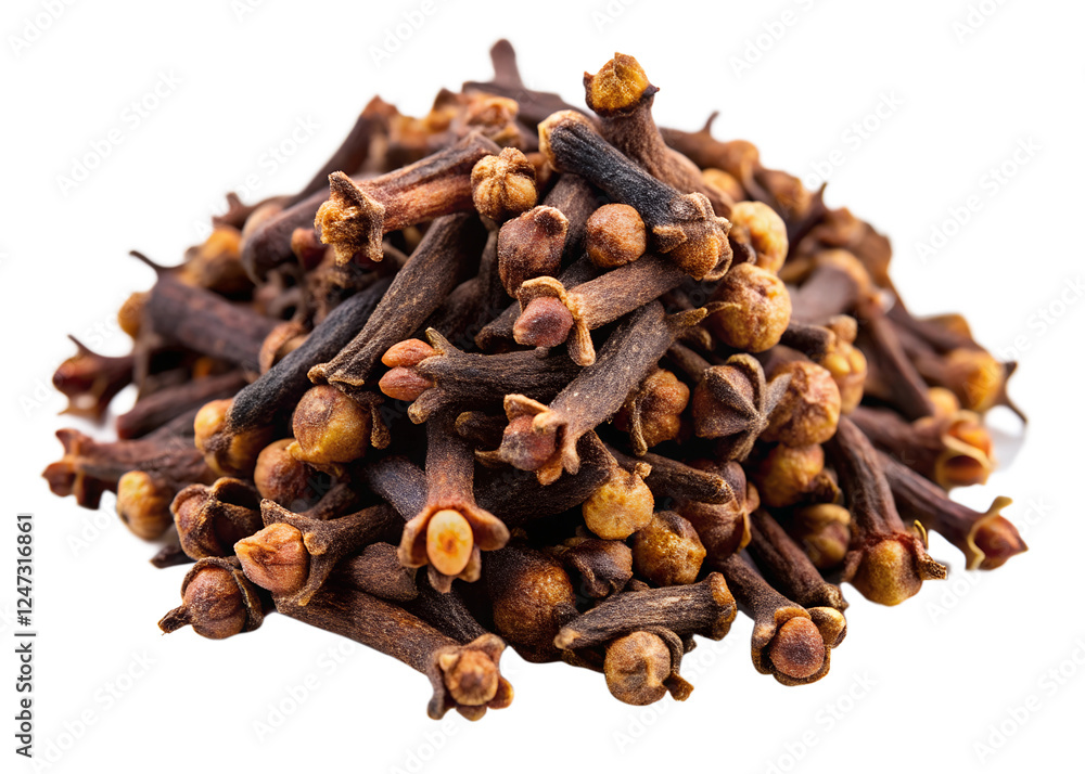 cloves isolated on white background cloves isolated on white background
