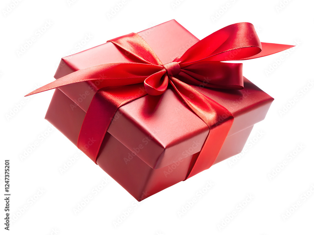Fototapeta premium gift box isolated on white