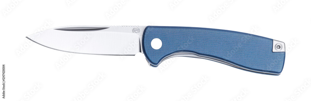 Cutting edge folding knife workshop product studio precision isolated on transparent background Cutting edge folding knife workshop product studio precision isolated on transparent background