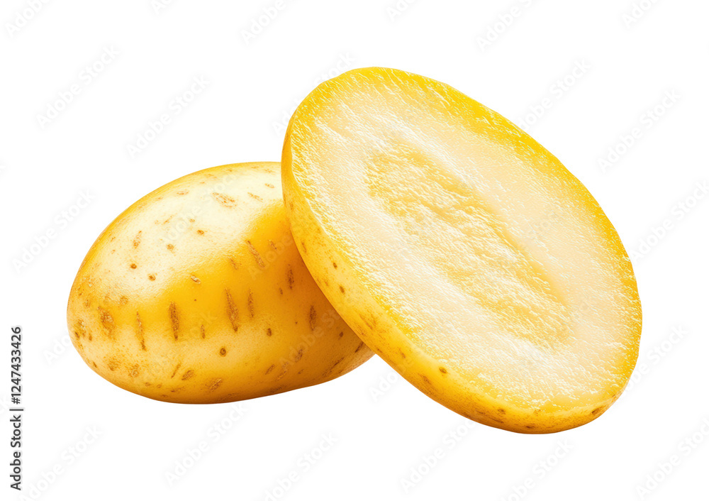 Potato varieties farm food natural light isolated on transparent background Potato varieties farm food natural light isolated on transparent background