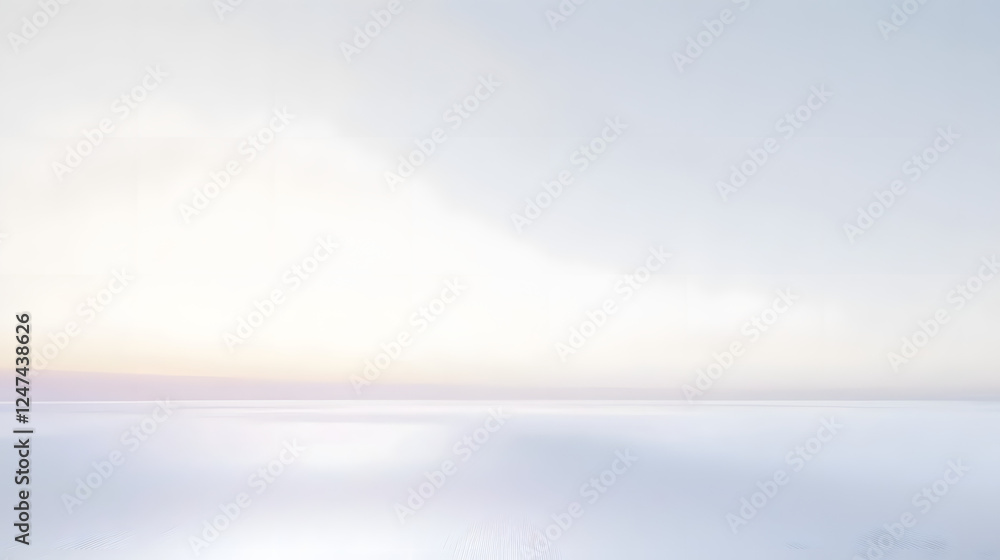 Obraz premium A clean white background with a soft gradient from top to bottom, offering a serene and minimalist appearance
