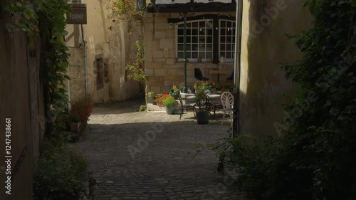 The picturesque medieval village of Rochefort-en-Terre is nestled in the heart of Brittany, with the narrow alleys and rustic cafés inviting exploration.