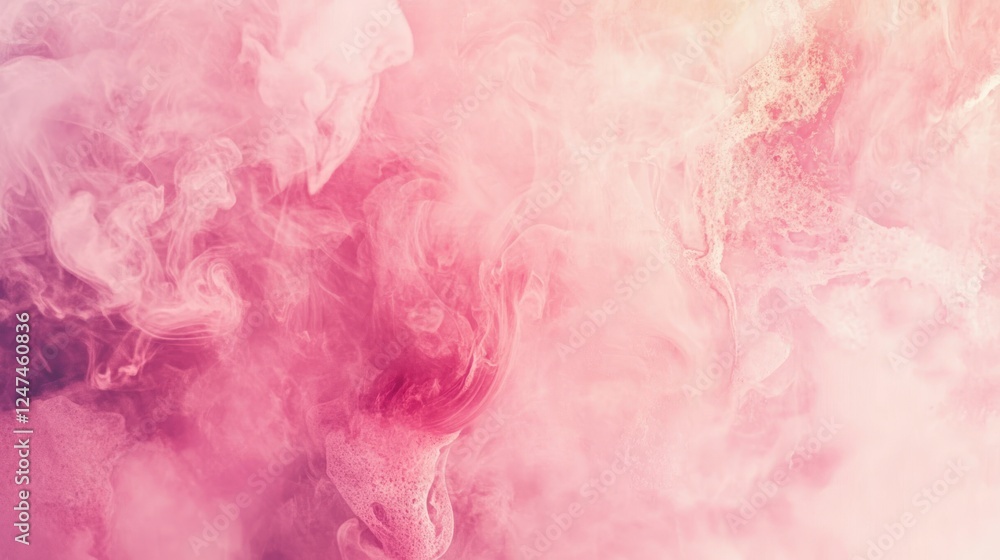 Pink ink swirling underwater, abstract background, design element Pink ink swirling underwater, abstract background, design element