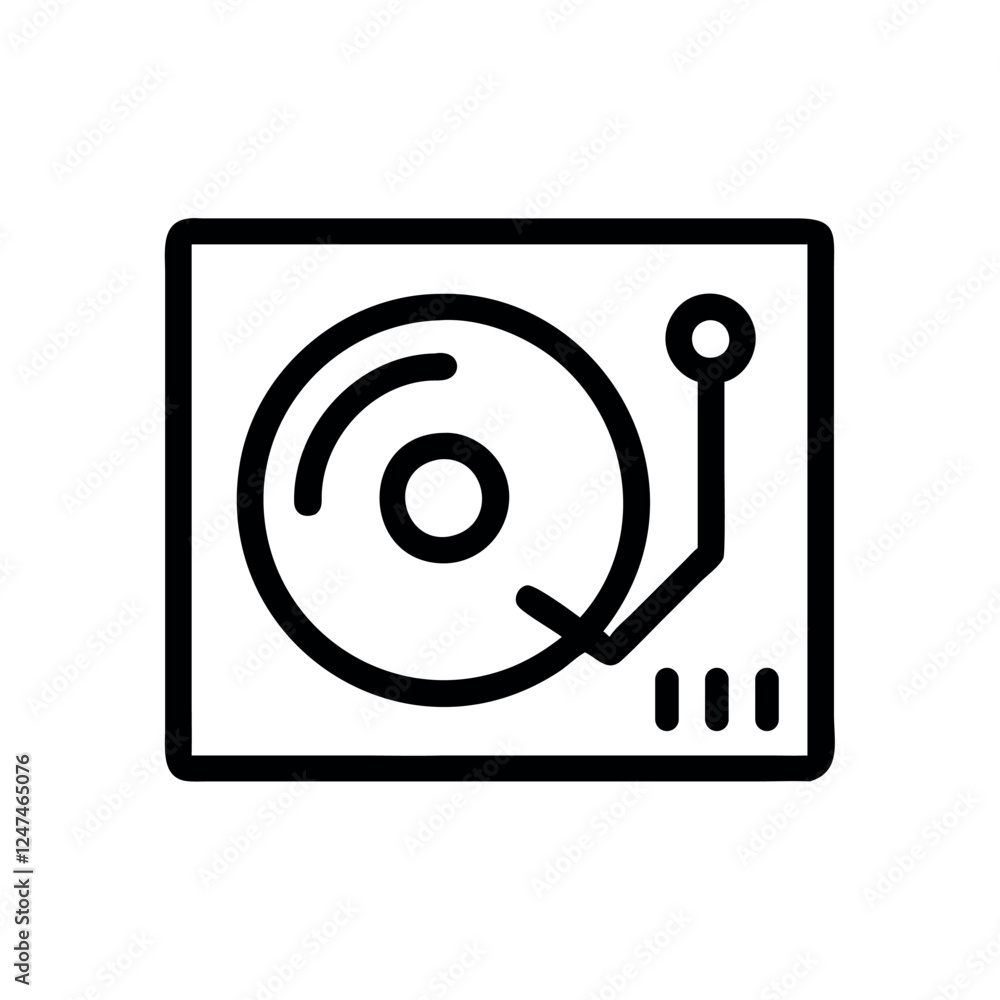 Turntable DJ hip hop music equipment Turntable DJ hip hop music equipment