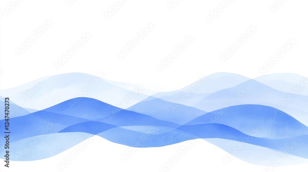 Blue wave abstract background design Blue wave abstract background design